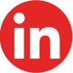 red LinkedIn logo