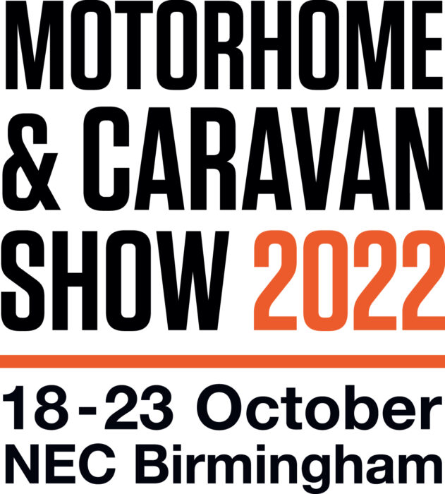 motorhome & caravan show 2022 logo